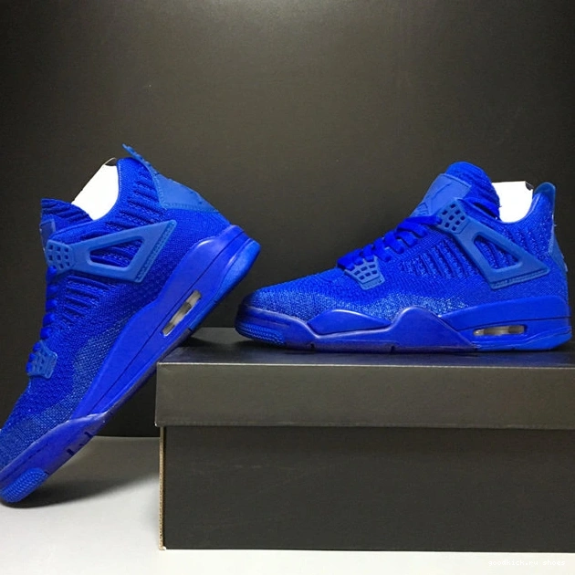 Cheap 4 Bold Flyknit Retro Royal 3972 Jordan AQ3559- 1016